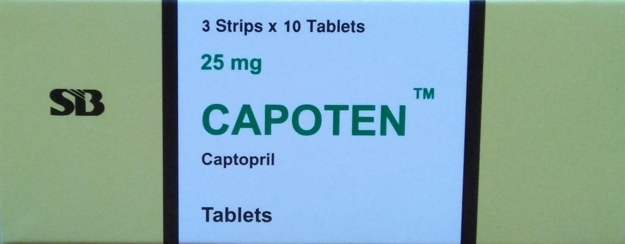 Capoten 25mg*